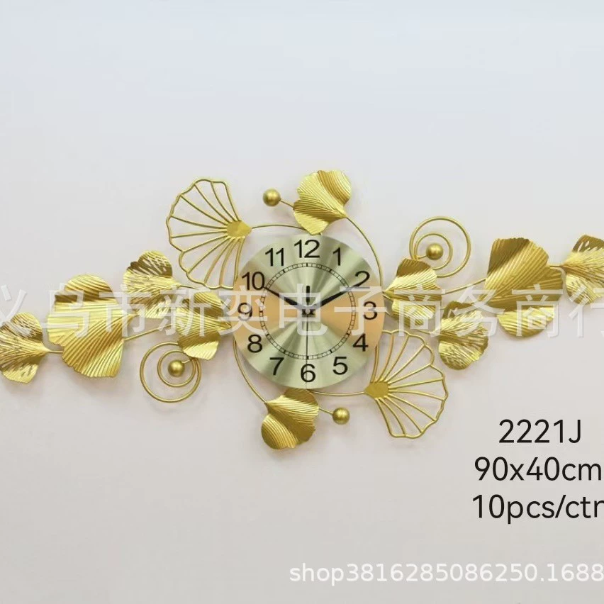 Spot Amazon Clock Simple Peacock Creative Living Room Hanging Clockwise Hanging Wall Homestay Better Background