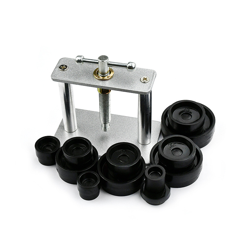 시계 수리 도구 세트 프레스 커버 시계 커버 프레스 배터리 변경 도구 조정 가능