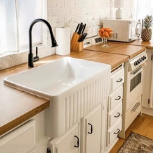���W��ʽ�N���մ�ˮ��ϴ�����ϴ�����_��ʽ�� Farmhouse sink