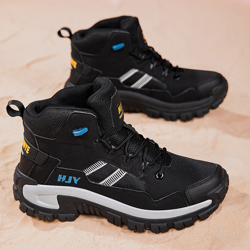 Botas de montaña al aire libre botas tácticas del desierto botas de nieve para hombres camping cross-border zapatos de entrenamiento de tamaño grande para hombres 47