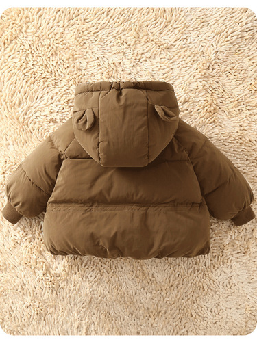 Cross-border spot children's clothing new children's cotton jacket for boys and girls, babies, small children's winter warm cotton jacket outerwear