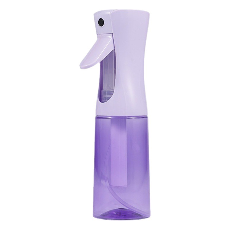 Fábrica transfronteriza al por mayor 200ML300ml color transparente botella de pulverización continua Barber alta presión niebla fina hidratante regadera fábrica
