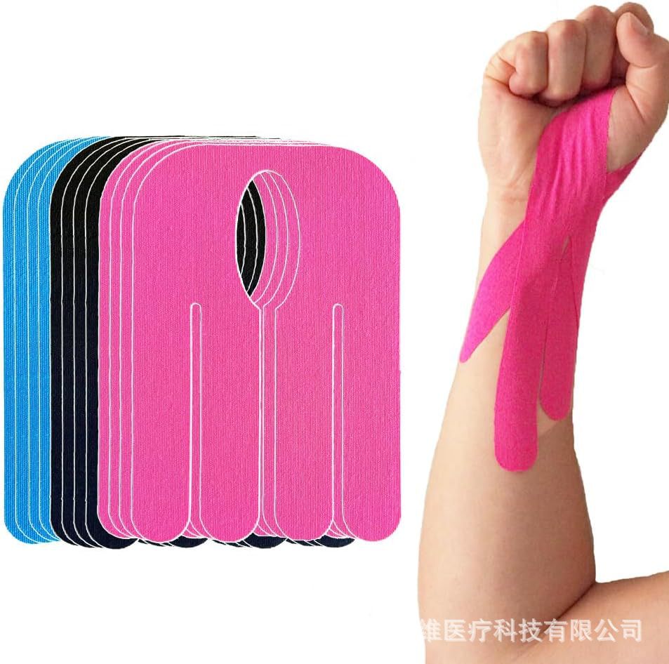 Cross-Border Pre-Cut Wrist Support Muscle Tape, Sports Fixation Support Kinesiology Tape, Basketball Long-Distance Running Elastic Bandage