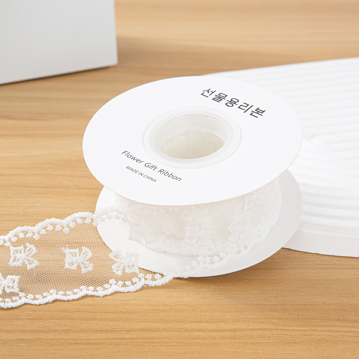 透明レースウェビングメッシュ刺繍ミルクシルク DIY リボンヘアアクセサリー花包装衣類アクセサリー