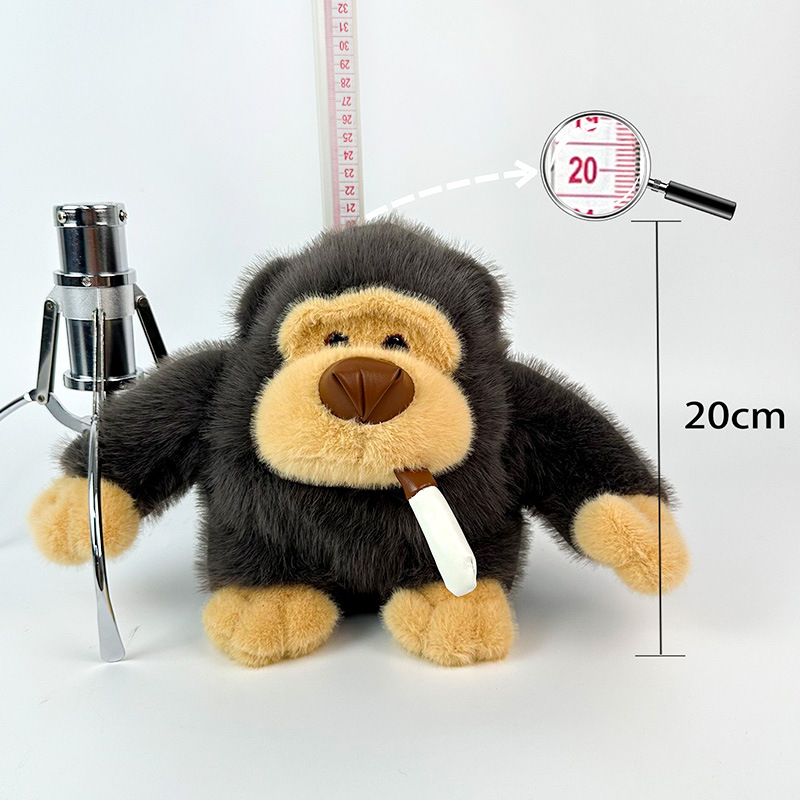 Zoo orangután serie muñeco de peluche simulación transfronteriza pequeño mono máquina de muñecas muñecas al por mayor