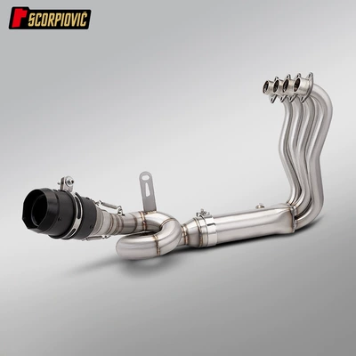 Stainless Steel Front Exhaust | Motorcycle exhaust pipe