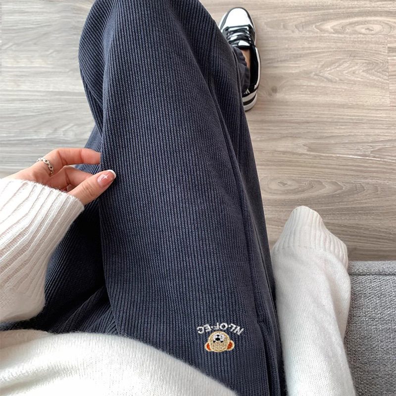 Pregnant Women's Pants Spring Autumn and Winter Outer Wear Small Pants plus size Early Pregnancy Sports Pants plus size fleece-lined Maternity Wear