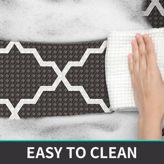 Nordic simple long kitchen PVC leather home floor mats scrubbable waterproof, oil-proof, anti-slip mats and wear-resistant carpets