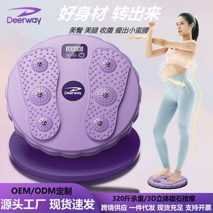 Cross-Border Innovative Waist Twisting Disc Sports Fitness Smart Counting Waist Twisting Machine Massage Sports Waist Slimming Fat Shaping Equipment
