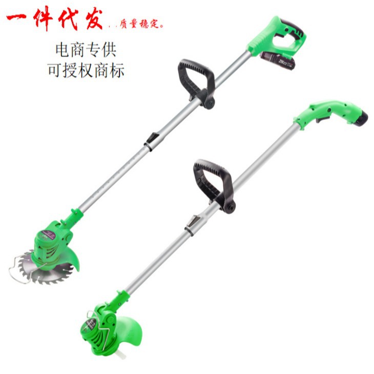 电商一件代发小型家用割除草机充电式草坪机农用锂电打草机神器