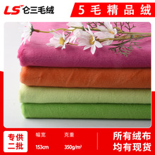 现货直供 5毛精品绒 5mm兔毛绒玉兔绒 全涤毛绒玩具公仔服装面料