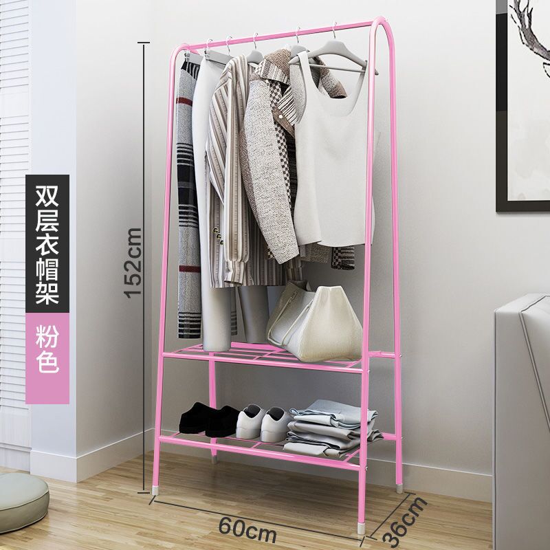 Percha de ropa de hierro forjado percha de ropa de piso percha de ropa percha de vestíbulo percha de ropa percha de moda multifuncional