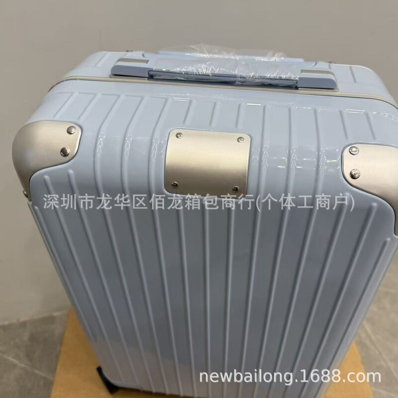 Aluminum Alloy Frame 006 Lock Lever Suitcase Hybrid Carry-On Suitcase Pc Metal Frame Polycarbonate Travel Suitcase Hard Case