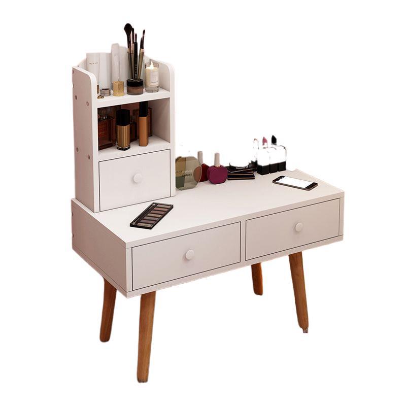 Fábrica directa pequeña ventana flotante simple tocador pequeño dormitorio de alquiler de la mesa de maquillaje nórdica espejo