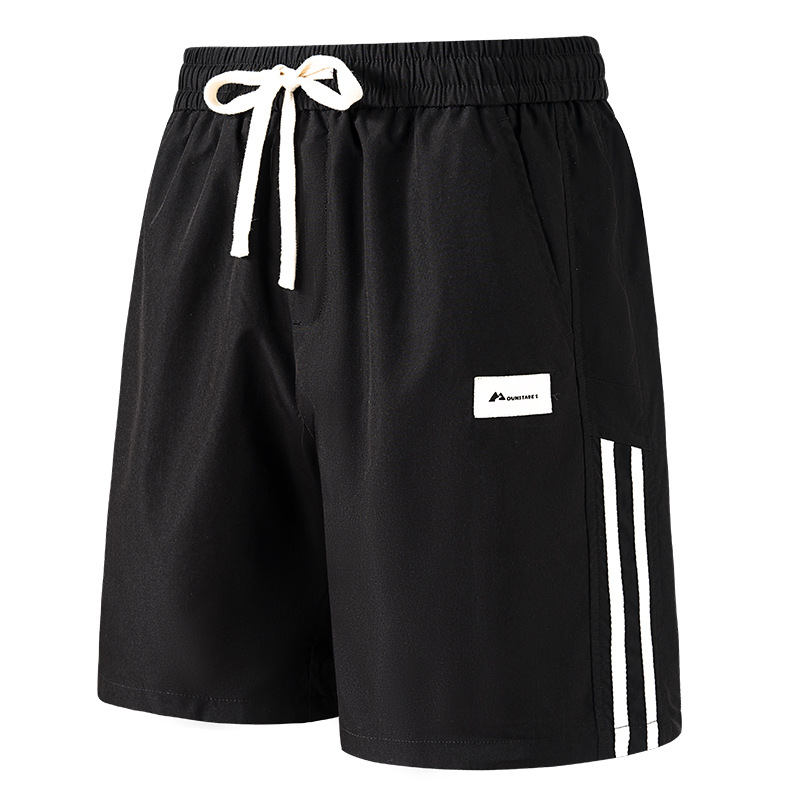 2025 New Summer European Version Shorts Men's Versatile Casual Shorts Large Size Loose Quick-Drying Sports Pants