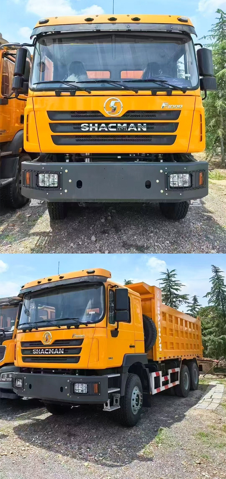 Shaanqi Delong F3000 dump truck for engineering transportation is available for immediate delivery. The dump truck supports on-site inspection and test drive
