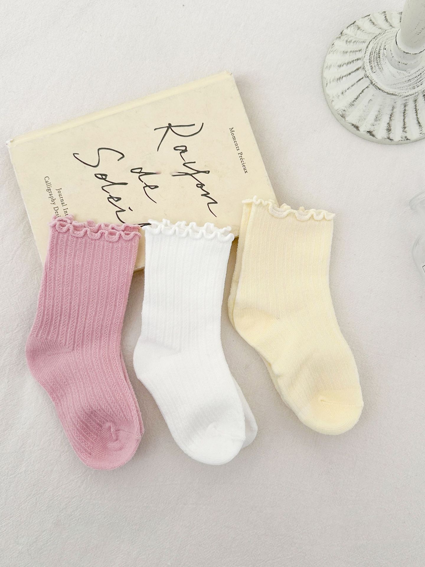 Thin children's summer knee socks