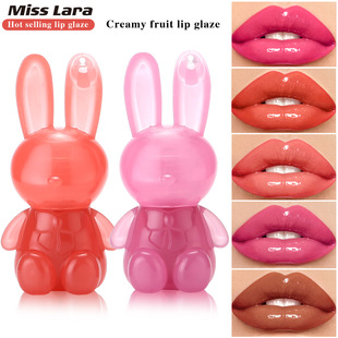 Miss lara cross-border for rabbit mirror gloss lip glaze cute makeup lip gloss velvet matte lip gloss