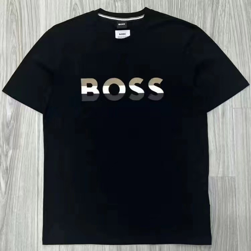 ヨーロッパとアメリカのトレンディなファッションプリント半袖Tシャツメンズトレンディなブランド夏の個性ハンサムスリムレターラージサイズハーフ卸売|undefined