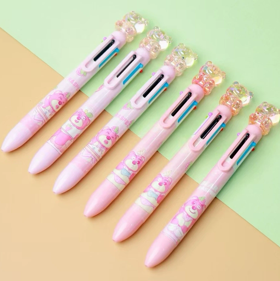 奥德美 Cartoon creative ballpoint pen, 6 цветов, шесть цветов, оптом