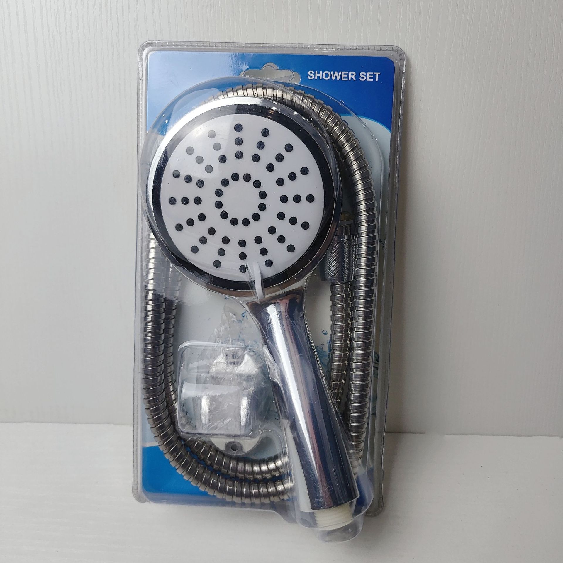 Comercio exterior al por mayor pequeño conjunto de ducha de tres piezas conjunto de ducha de tubo de ducha base conjunto de ducha