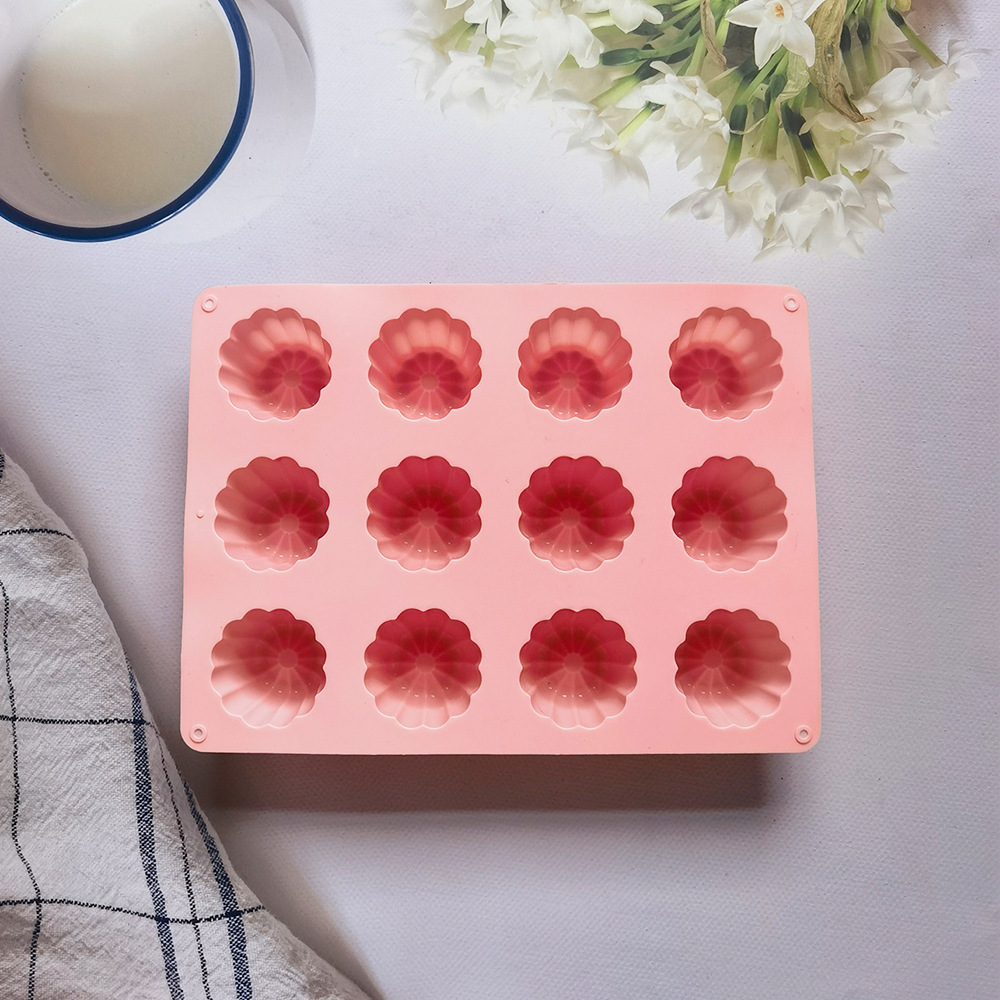 12 Lian Keoli 10 molde de silicona pastel helado pudín molde de postre jabón utensilios