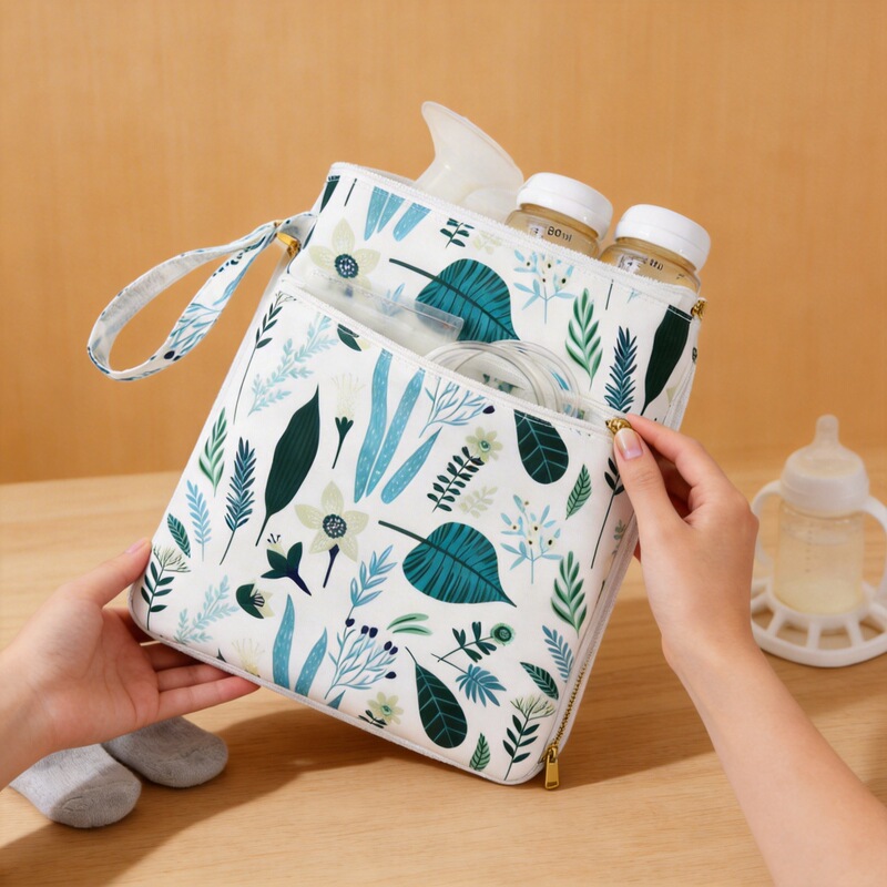Breast Pump Dustproof Bag, Dry and Wet Separation Bag, Partitioned Storage Bag, Can Be Used as a Cosmetics and Skincare Storage Bag for Travel Breast Pump Dustproof Bag, Dry and Wet Separation Bag, Partitioned Storage Bag, Can Be Used as a Cosmetics and Skincare Storage Bag for Travel