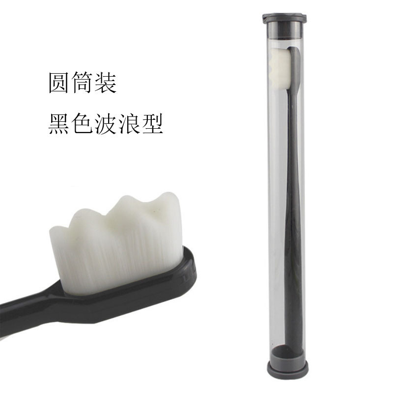 블랙 웨이브 + 투명 튜브