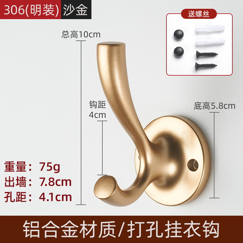 gancho de ropa colgado en la pared armario de ropa colgado en la pared armario de zapatos colgado percha de ropa gancho de puerta de entrada perforación fijación de gancho único
