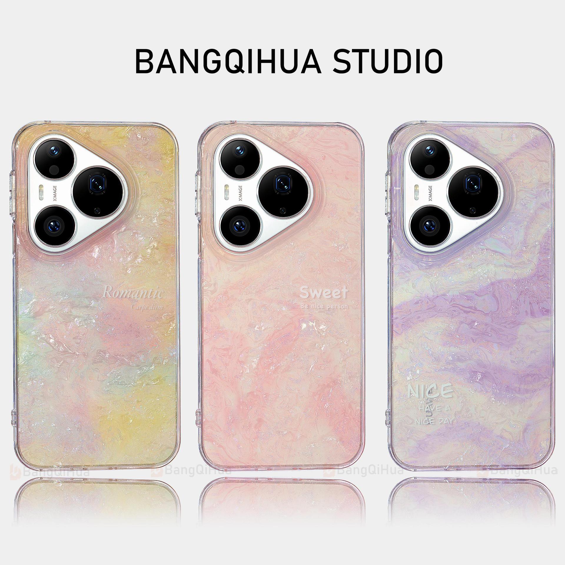 Gradient marble pattern suitable for Huawei Pura90pro new phone case, premium Pura70pro protective cover