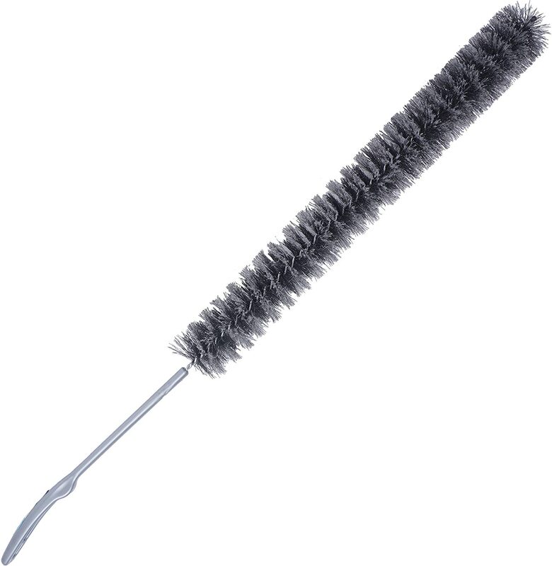 Heavy duty flexible laundry dryer ventilation refrigerator coil lint and dust cleaning brush