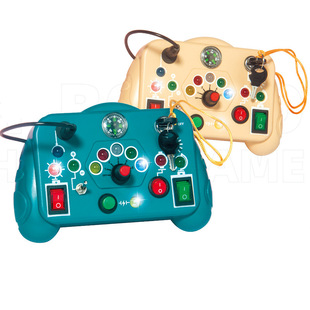 Cross-Border New Product Montessori Early Education Children's Toys Huarongdao Lcd Display Educational Game Console Thinking