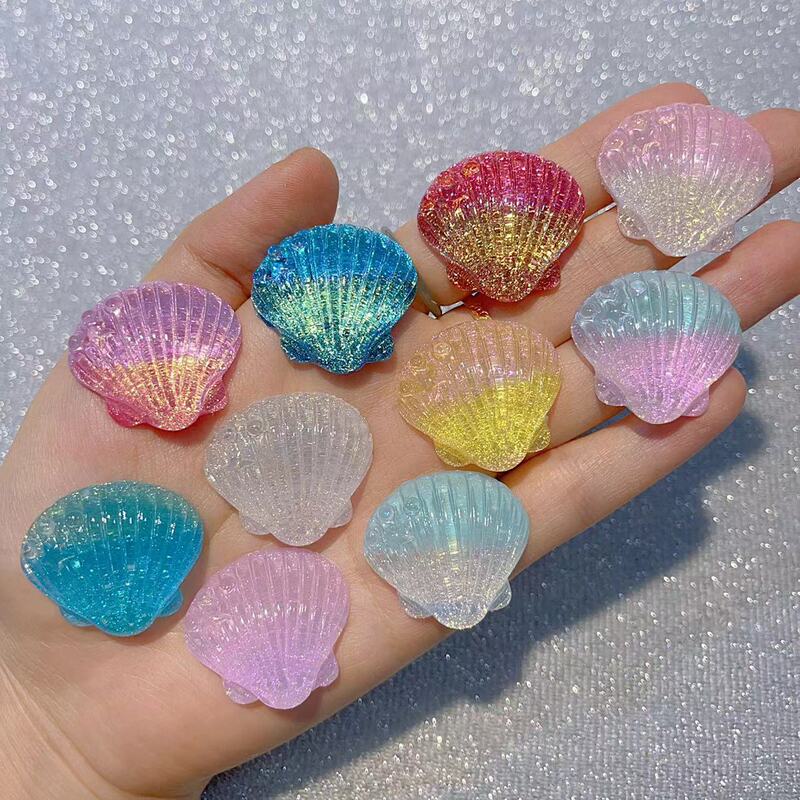 [Chameleon Backcover Medium Shell] Card 31 × 23mm Firefly Luminous Handmade DIY Jewelry-Resin