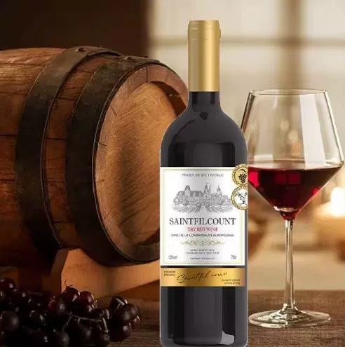 法国进口红酒抖音快手视频号直播一件代发酒吧聚会批发干红葡萄酒