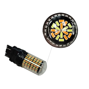 New Two-Color Led Brake Light T20 3157 3014 168Smd 1157 Decoding Anti-Stroboscopic Steering Tail Light