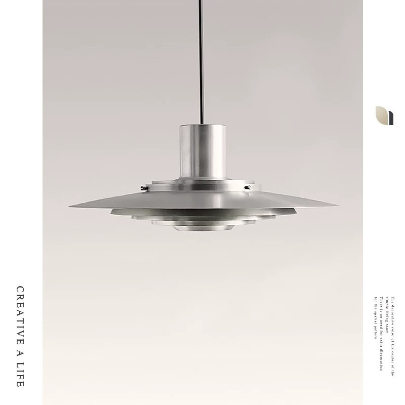 Original high-end Danish p376 restaurant chandelier, Nordic modern mid-century design, UFO-shaped decorative dining table and bar table lamp Original high-end Danish p376 restaurant chandelier, Nordic modern mid-century design, UFO-shaped decorative dining table and bar table lamp