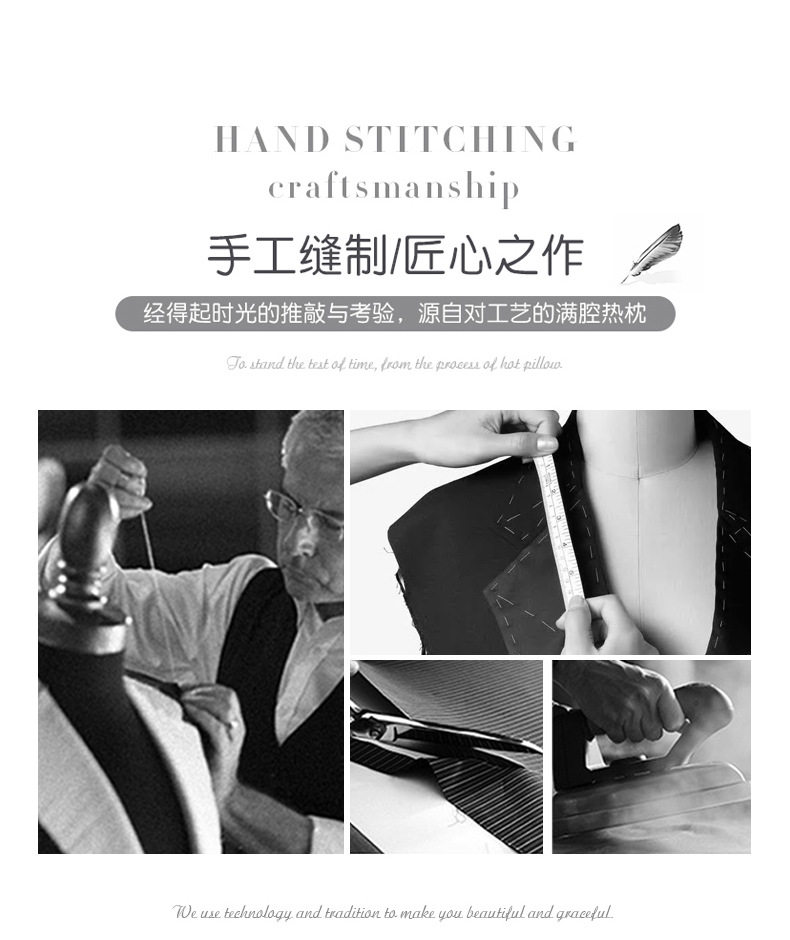 Bộ vest nam dáng ôm cổ ve khuyết hai hàng khuy phong cách Hàn Quốc — 2808 màu cà phê, 2809 kaki chi tiết 5