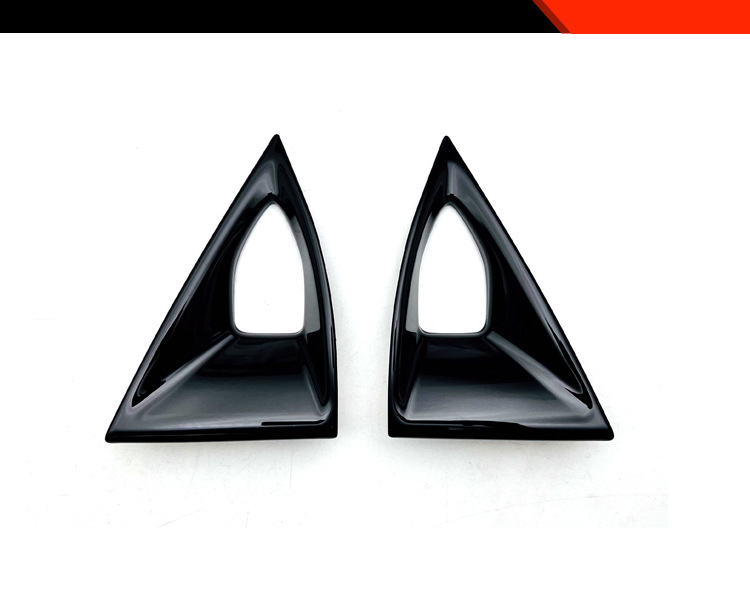 Suitable for Nissan 22 Qijun T33 front bumper fog lamp plating bright frame Rogue special front fog lamp cover