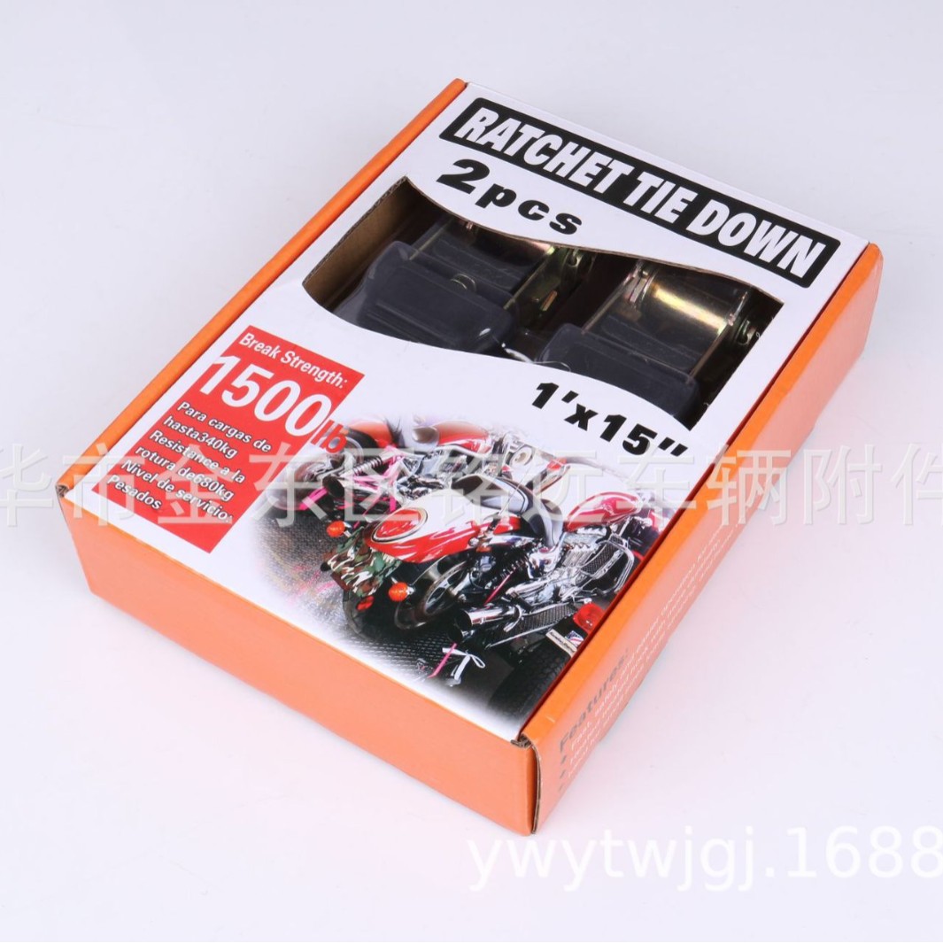 捆绑带收紧器塑胶手柄捆绑器拉紧器彩盒包装固定带速卖通汽车货车