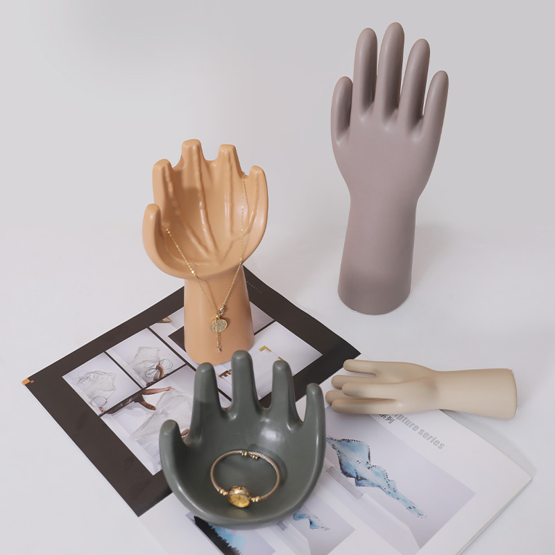 Escórdico de tamaño simple de la palma de mano artesanía decoración sala de estar TV gabinete biblioteca dormitorio decoración suave