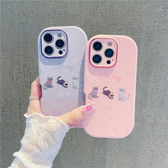 金属小胖妹适用iPhone苹果16promax手机壳15精孔14猫咪13防摔新款