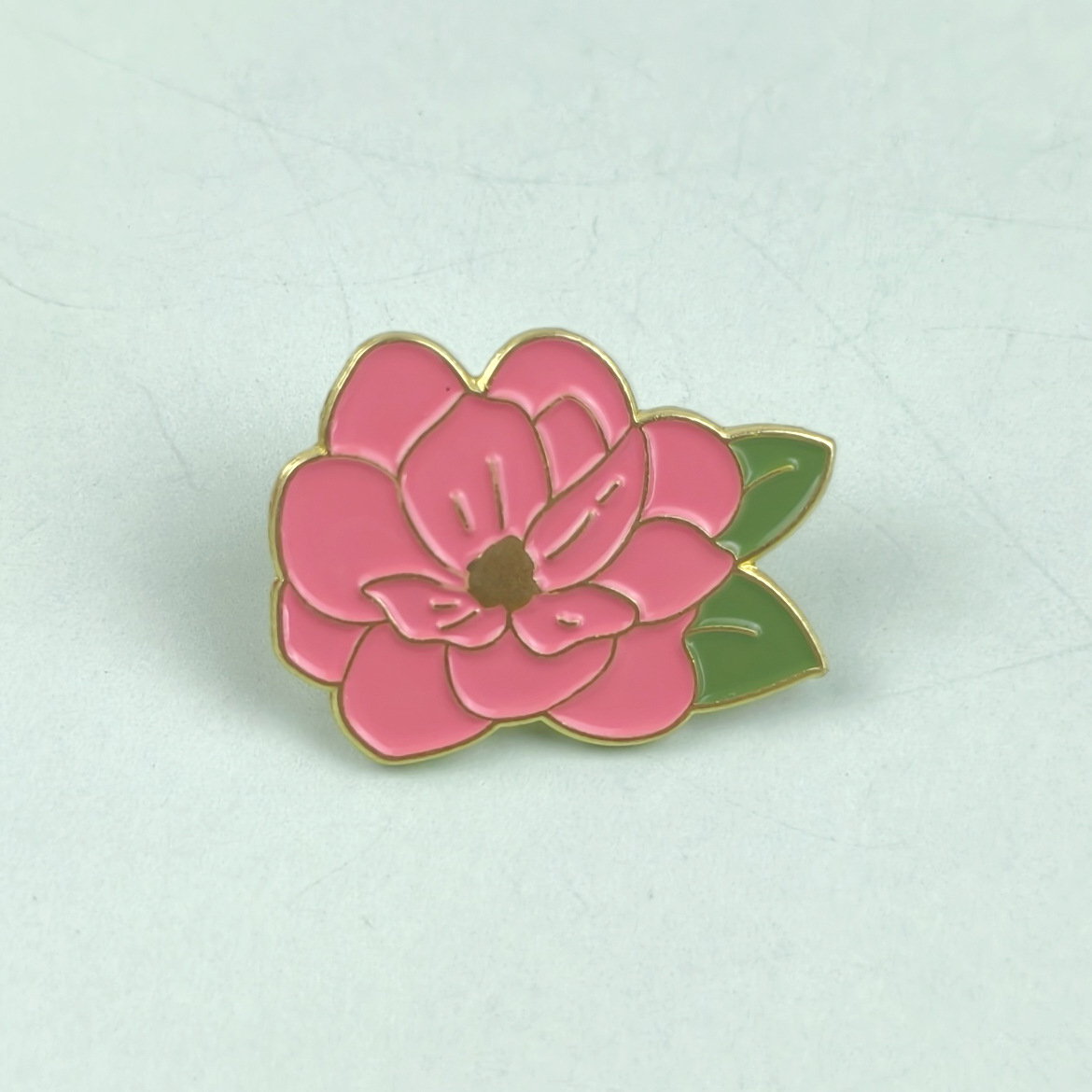 Broche de flor de planta creativa pequeño vestido de niña fresca insignia accesorios vestido personalizado broche de metal