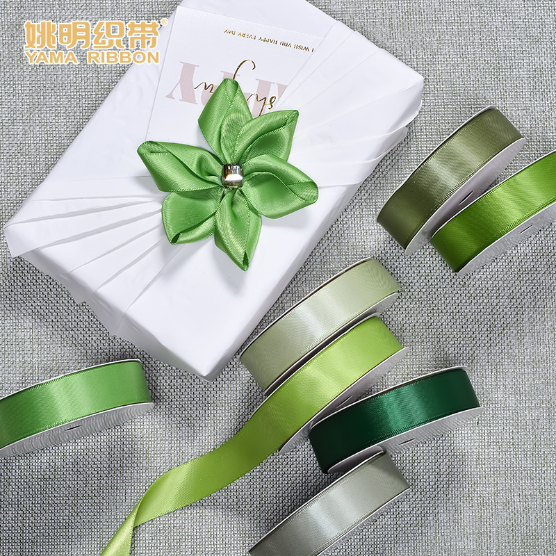 Yao Ming cinta fábrica al por mayor caja de la torta verde cinta de la flor de la cinta de hornear regalo decorativo embalaje vendaje image 6