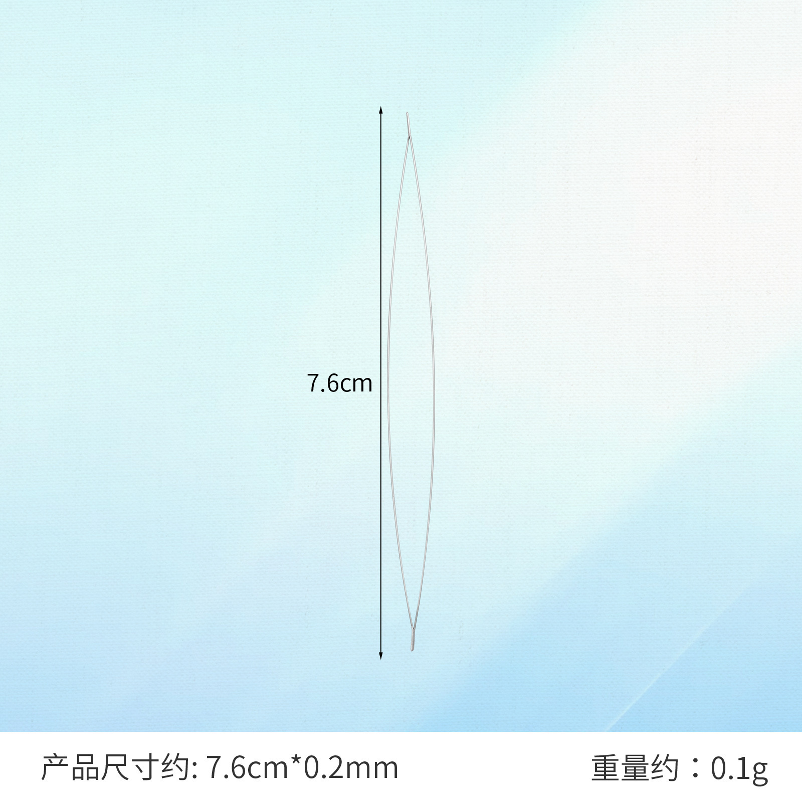 Venta directa de fábrica Aguja de apertura intermedia Aguja de enhebrado Aguja de orificio medio Aguja de enhebrado Aguja de enhebrado Collar de bricolaje