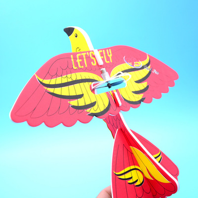 防真电动飞机鸽子儿童玩具泡沫手抛滑翔机回旋   航模小飞鸽玩具|ms