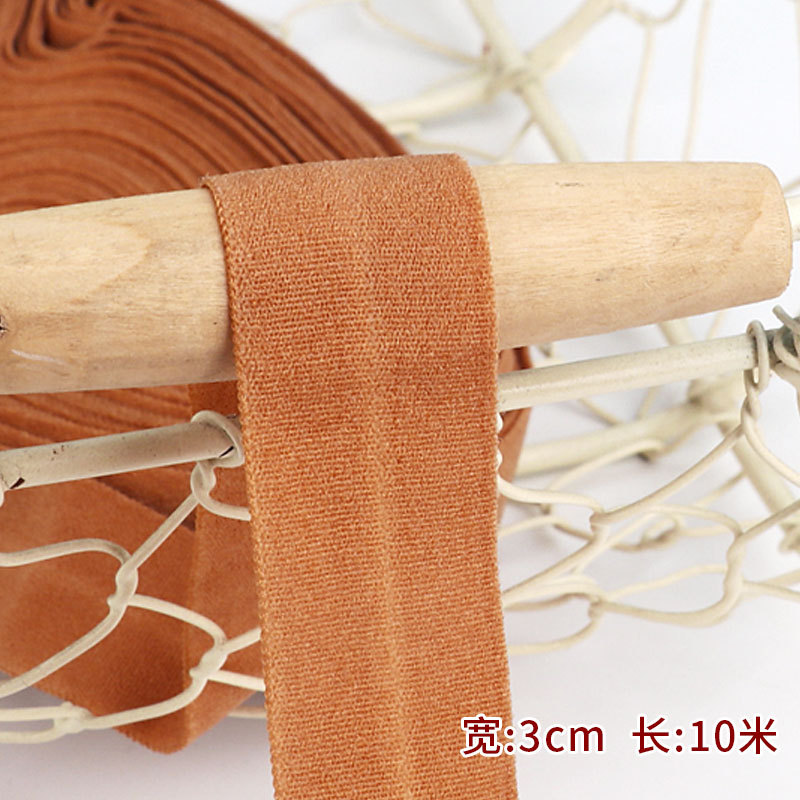 Tira de borde elástico de algodón accesorios de tela tira de borde de ropa de bebé cinta ropa interior banda elástica correa de tela plegable