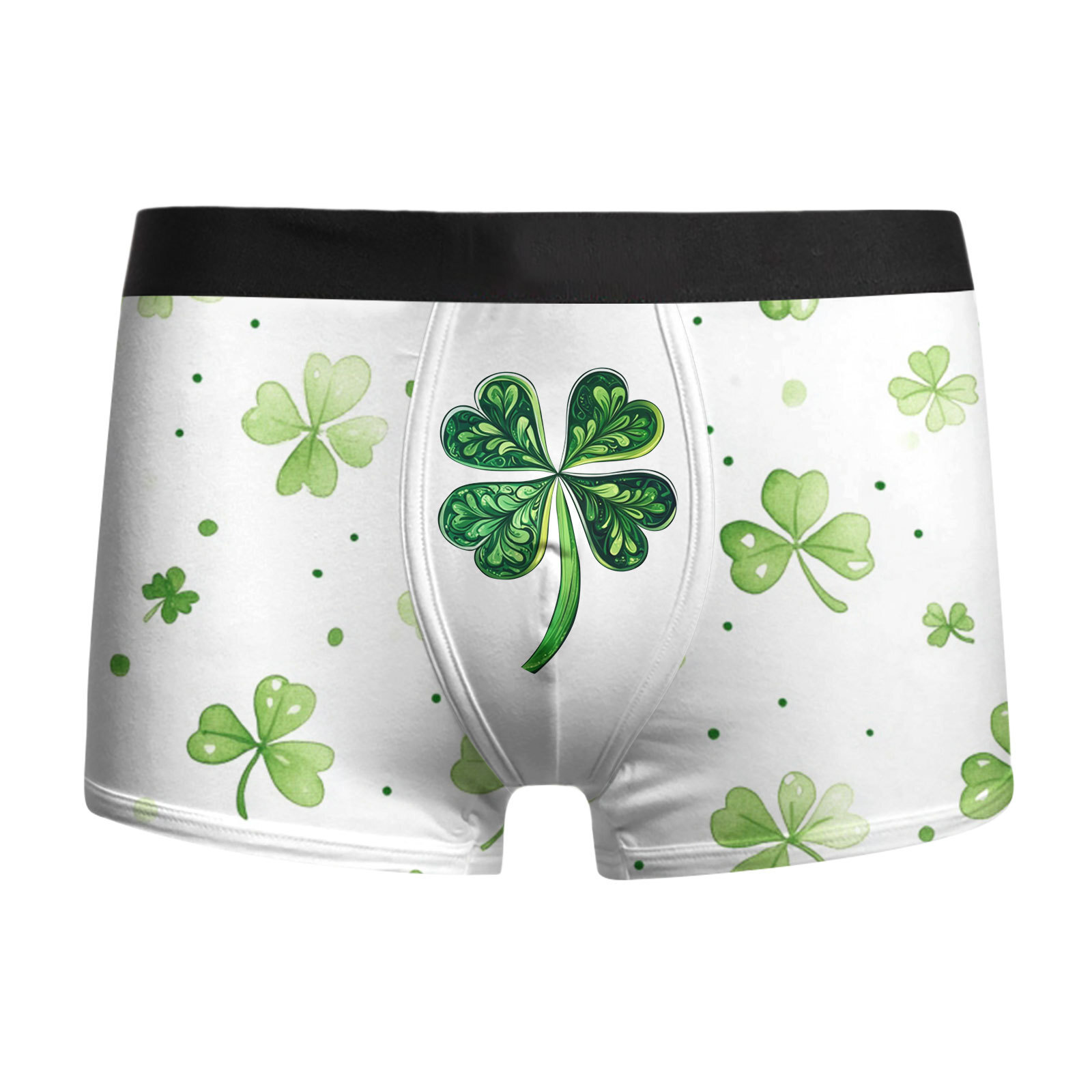 Ropa interior para hombre St. Pa Day, pantalones cuadrangulares para hombre, calzoncillos bóxer de cintura media de gran tamaño transpirables, estampado 3D MP01