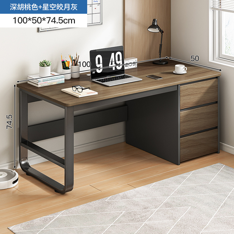 Escritorio Escritorio de computadora moderno simple Escritorio de oficina de escritorio Mesa de trabajo para cuatro personas