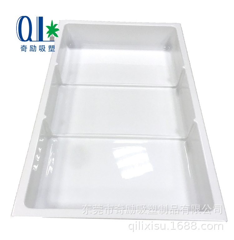 abs付亚克力厚片吸塑洗手盆 吸塑周转托盘防静电阻燃托盘