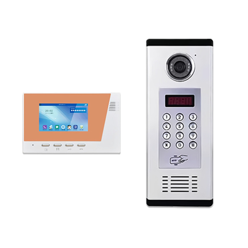 Nuevo proyecto de alta definición de visión nocturna edificio intercomunicación sistema de control de acceso de la comunidad de la villa controlado por teléfono móvil puerta abierta